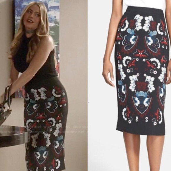 ALC Silk Skirt - Picture 1 of 4